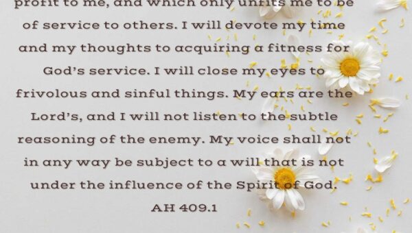 We should be readers of the spirit of prophecy my dear brethren.