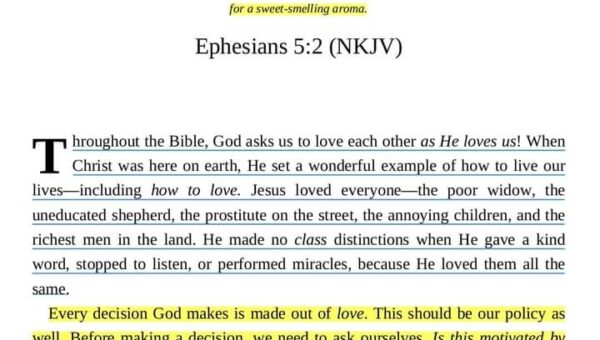 Are you Motivated by Love?